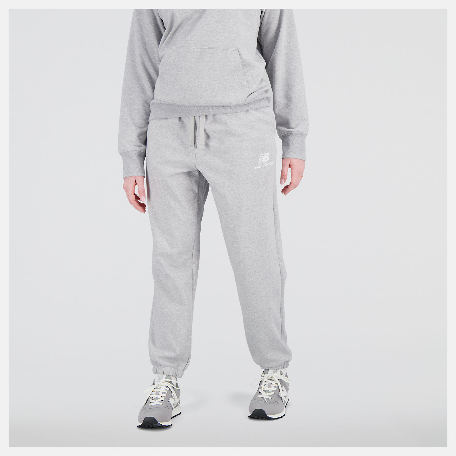 Women's Essentials Stacked Logo French Terry Sweatpant Apparel - New Balance