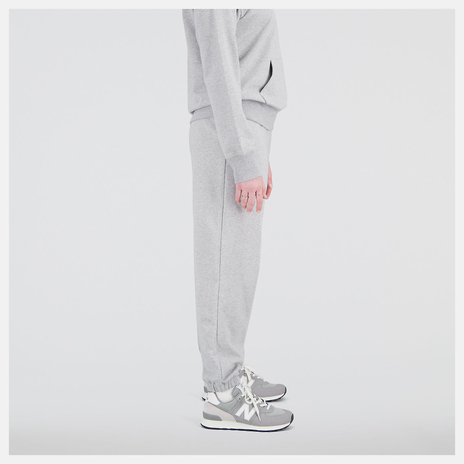 New - Stacked Damen Essentials Balance Jogginghose Terry Logo French