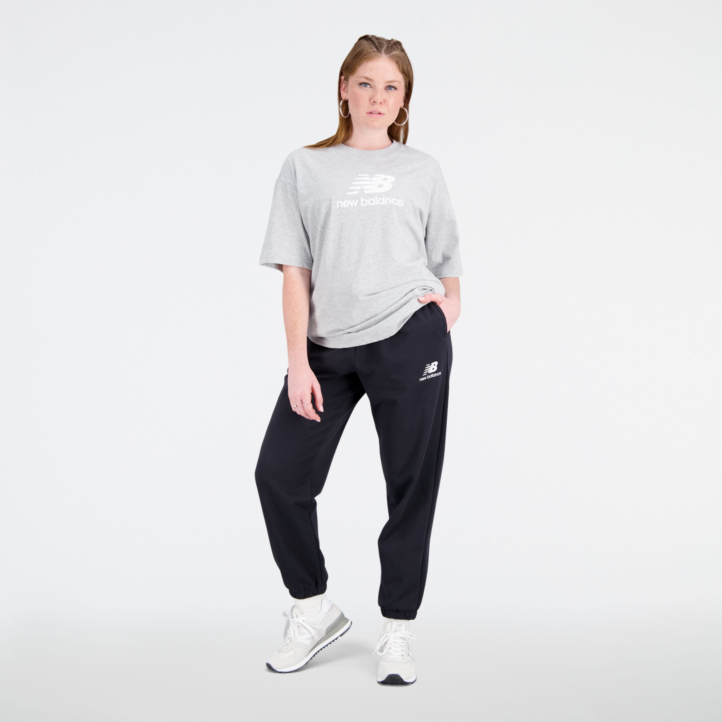 Essentials Stacked Logo French Terry Sweatpant