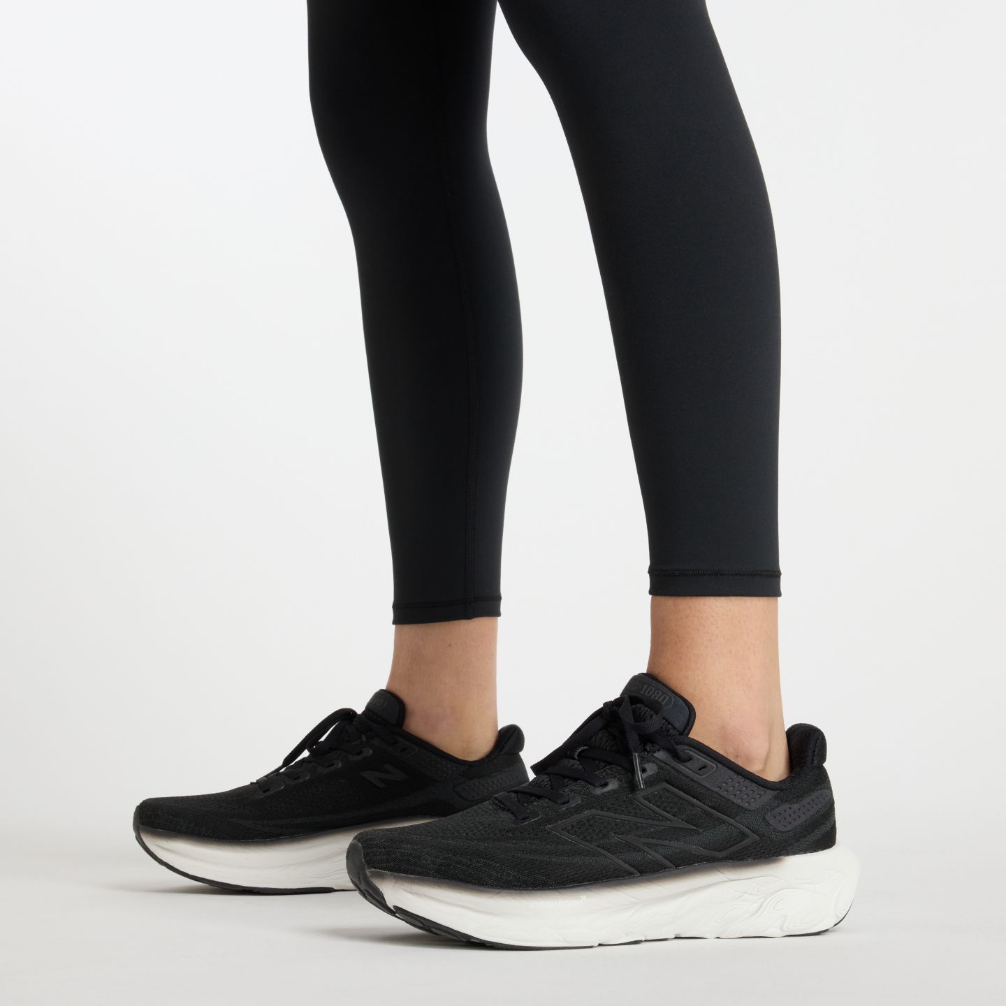 Женские леггинсы New Balance NB Harmony High Rise Legging 25", цвет: Чёрный — фото 7