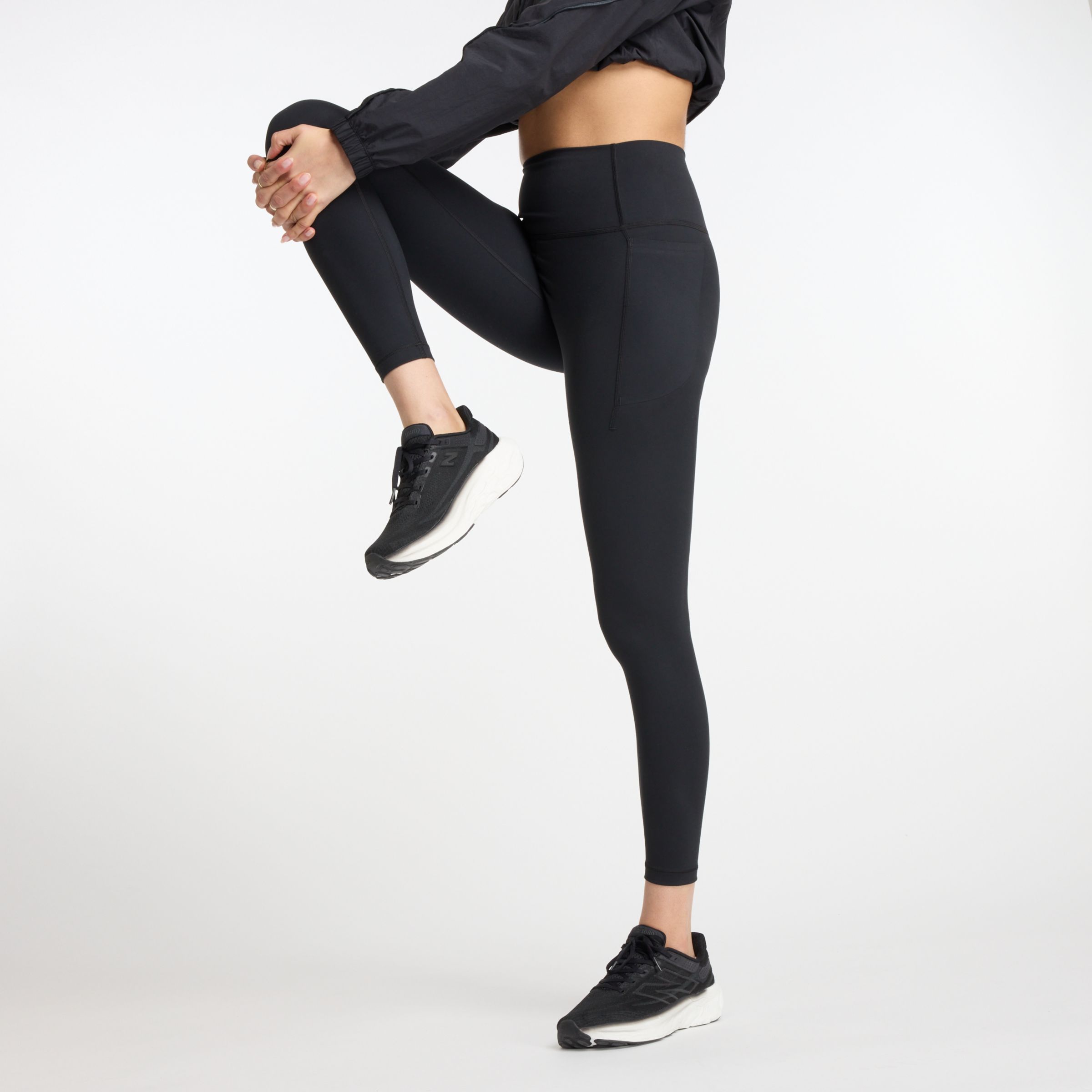 Shop New Balance Women's Nb Harmony Pocket High Rise Legging 25" In Black