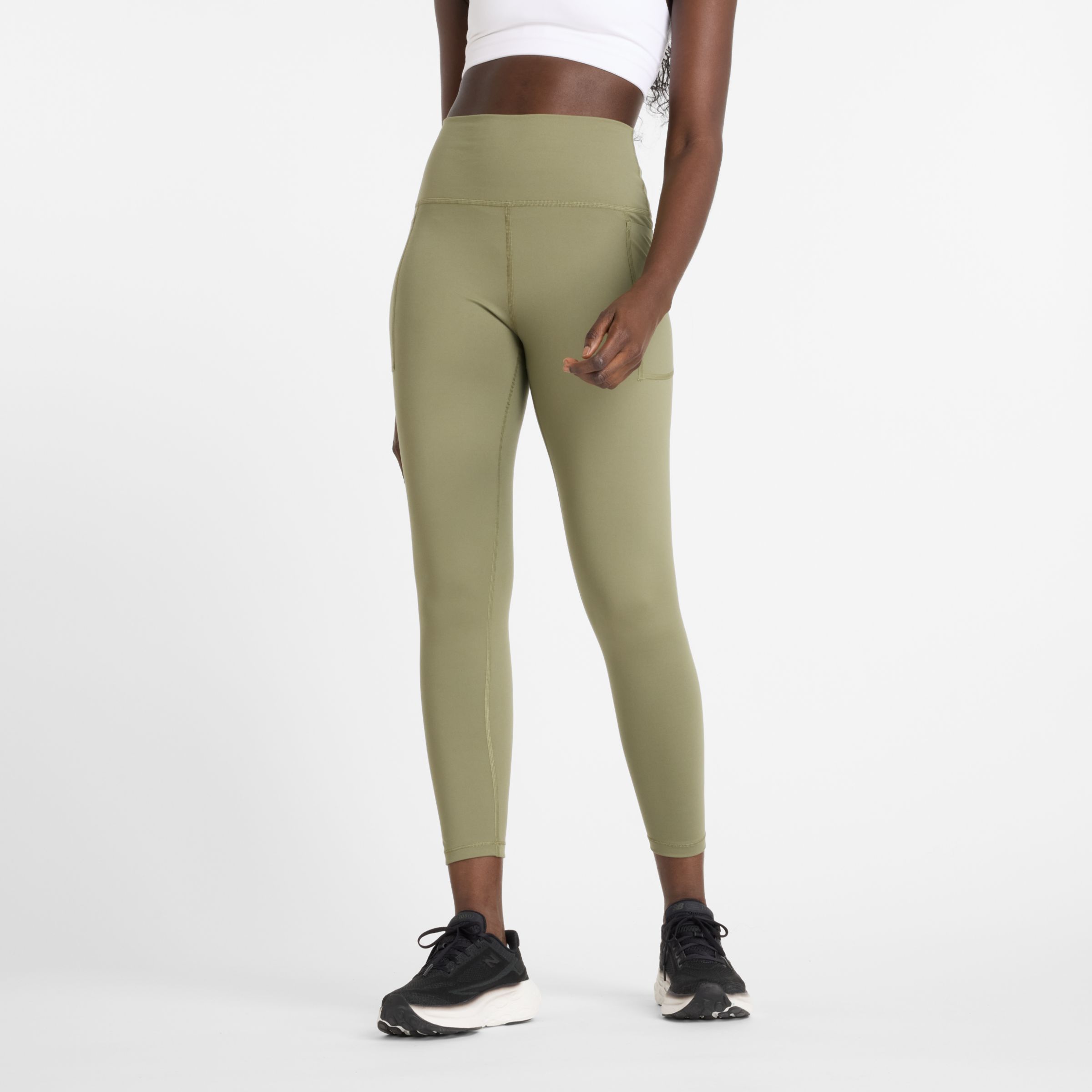 

New Balance Women's NB Harmony Pocket High Rise Legging 25" Green - Green