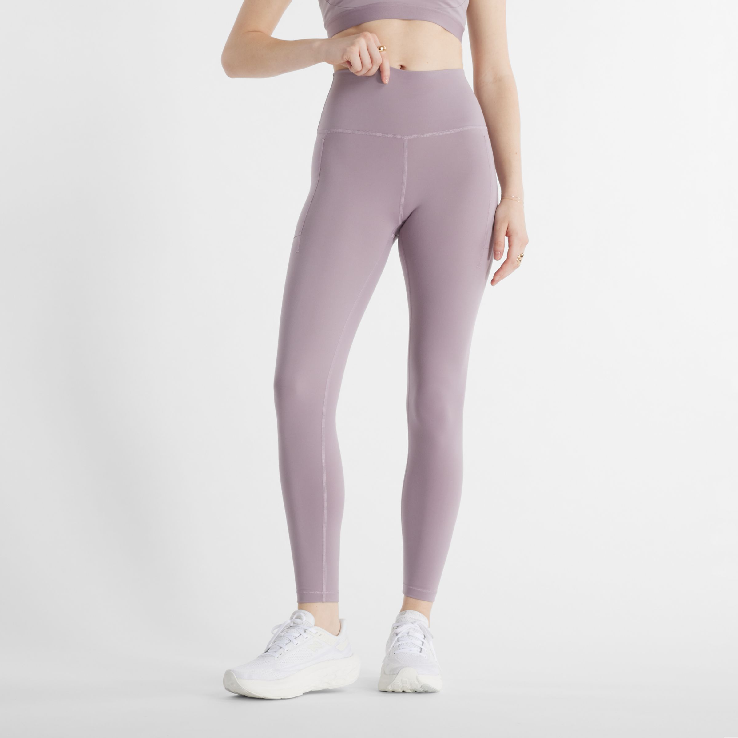 

New Balance Women's NB Harmony Pocket High Rise Legging 25" Purple - Purple