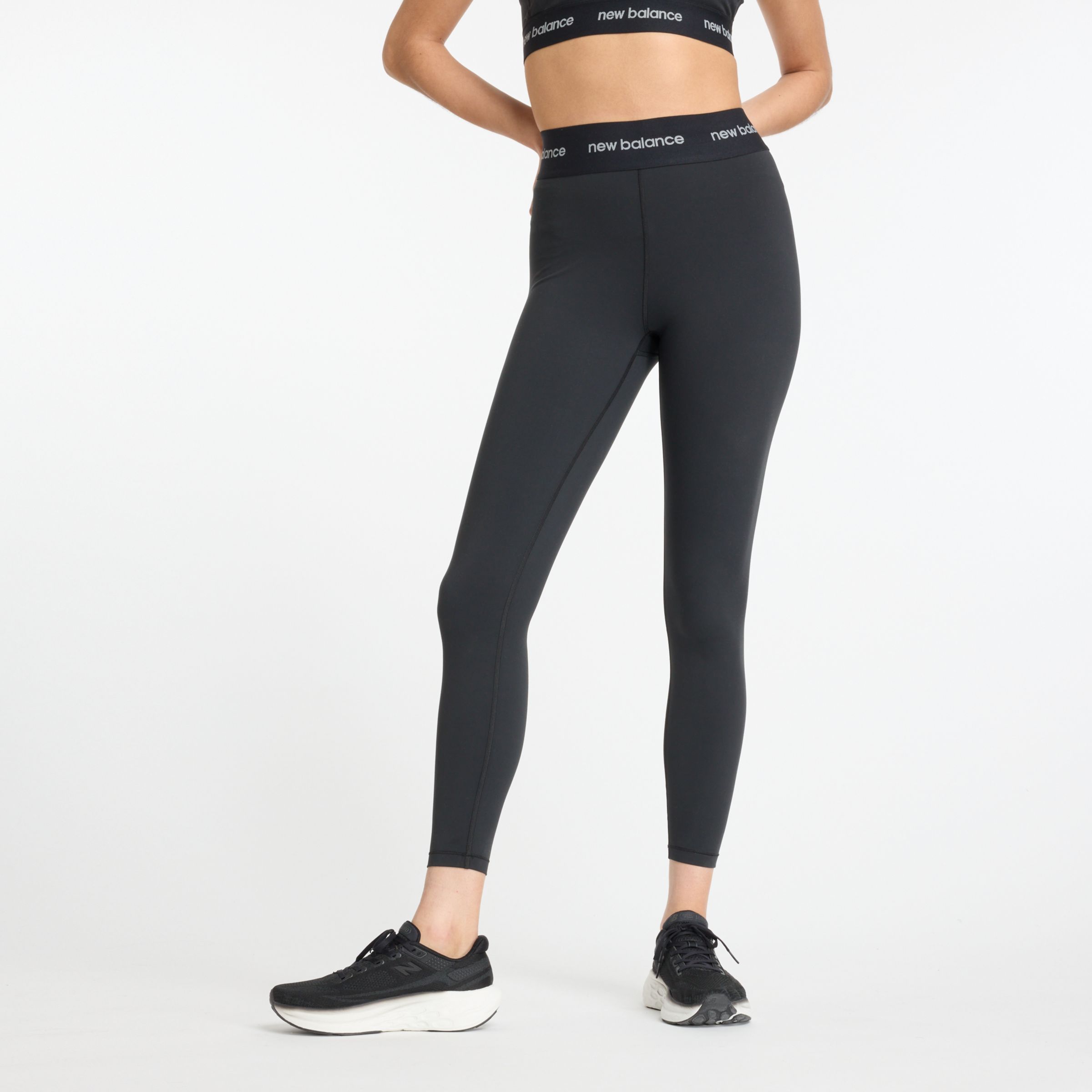 

New Balance Women's NB Sleek High Rise Sport Legging 25" Black - Black