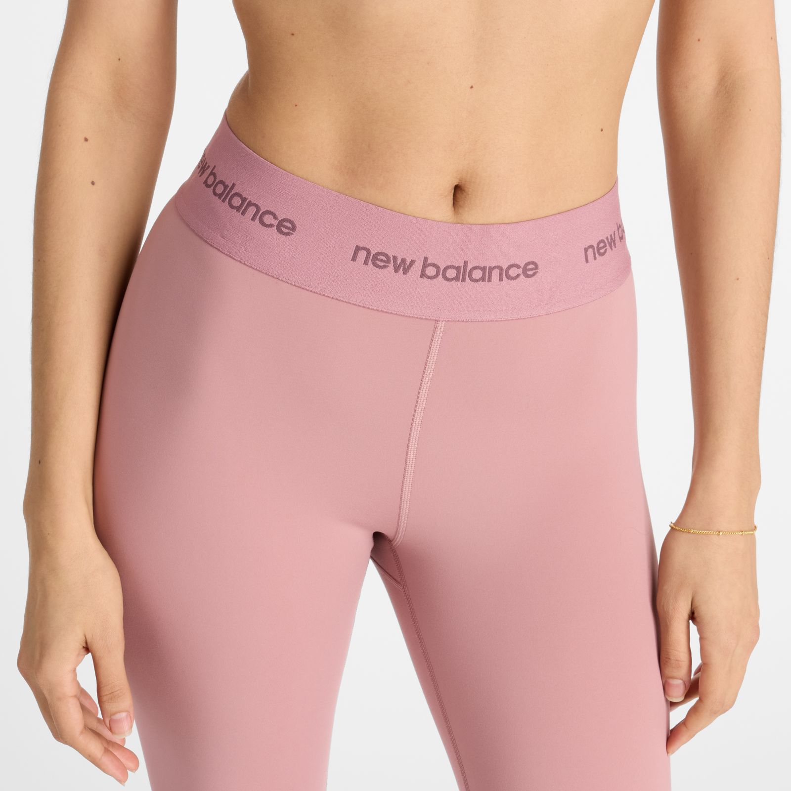 New Balance Evolve Running Leggings With Pockets Gray And Pink Size Small -  $18 - From Glam