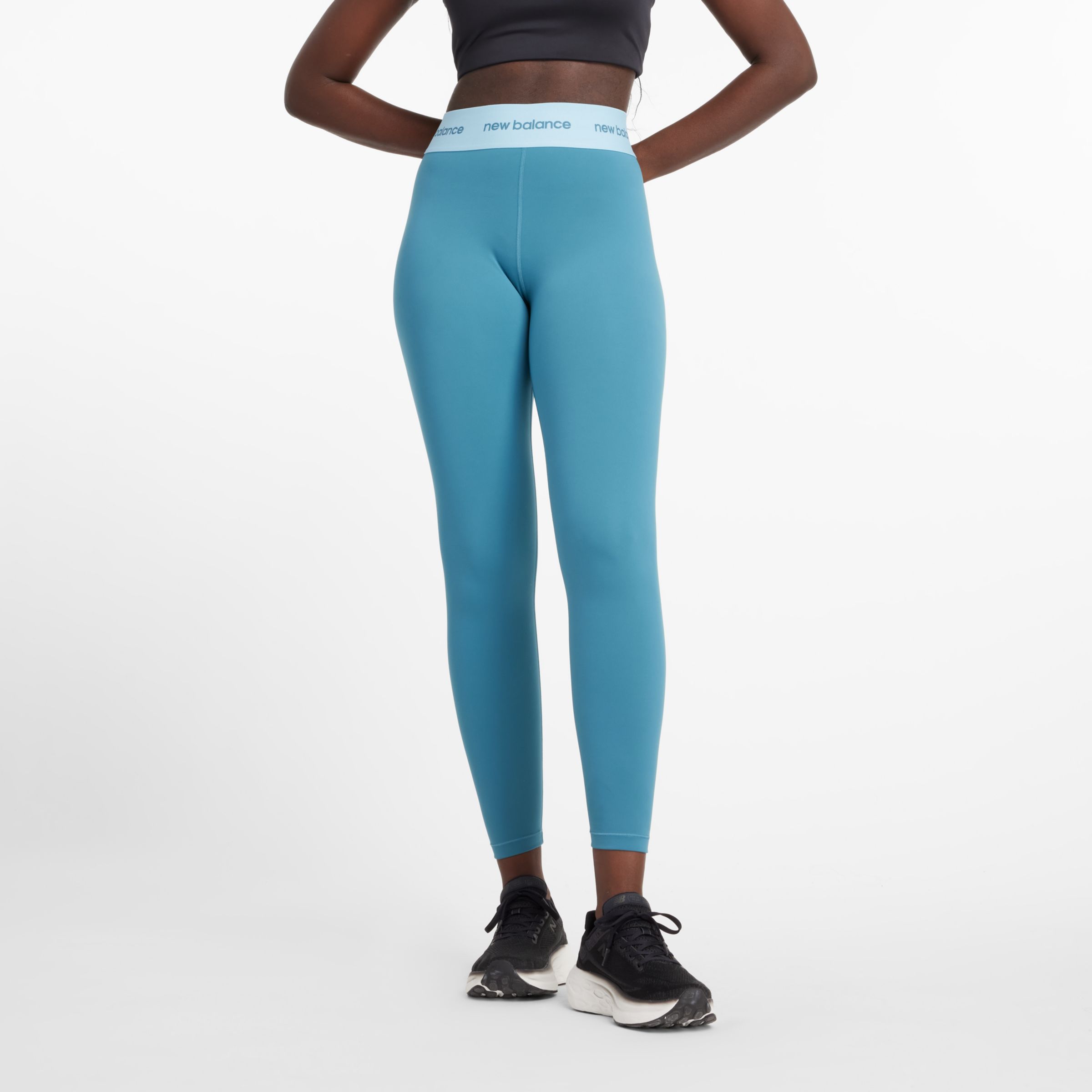 

New Balance Women's NB Sleek High Rise Sport Legging 25" Blue - Blue