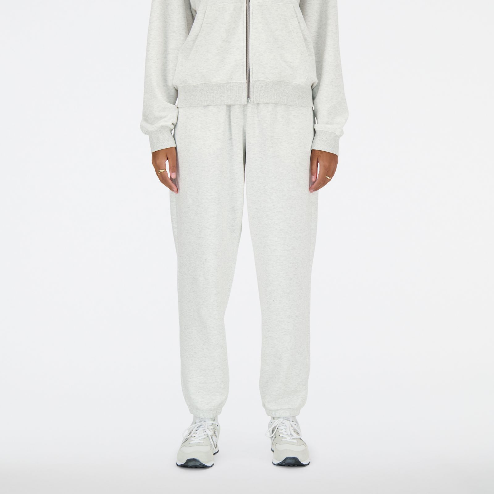 French Terry Straight Sweatpant - Ash Heather