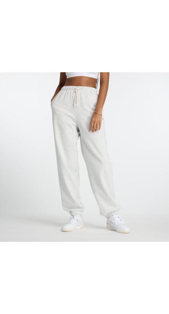 New Balance Athletics French Terry Jogger in Ash Heather Multi