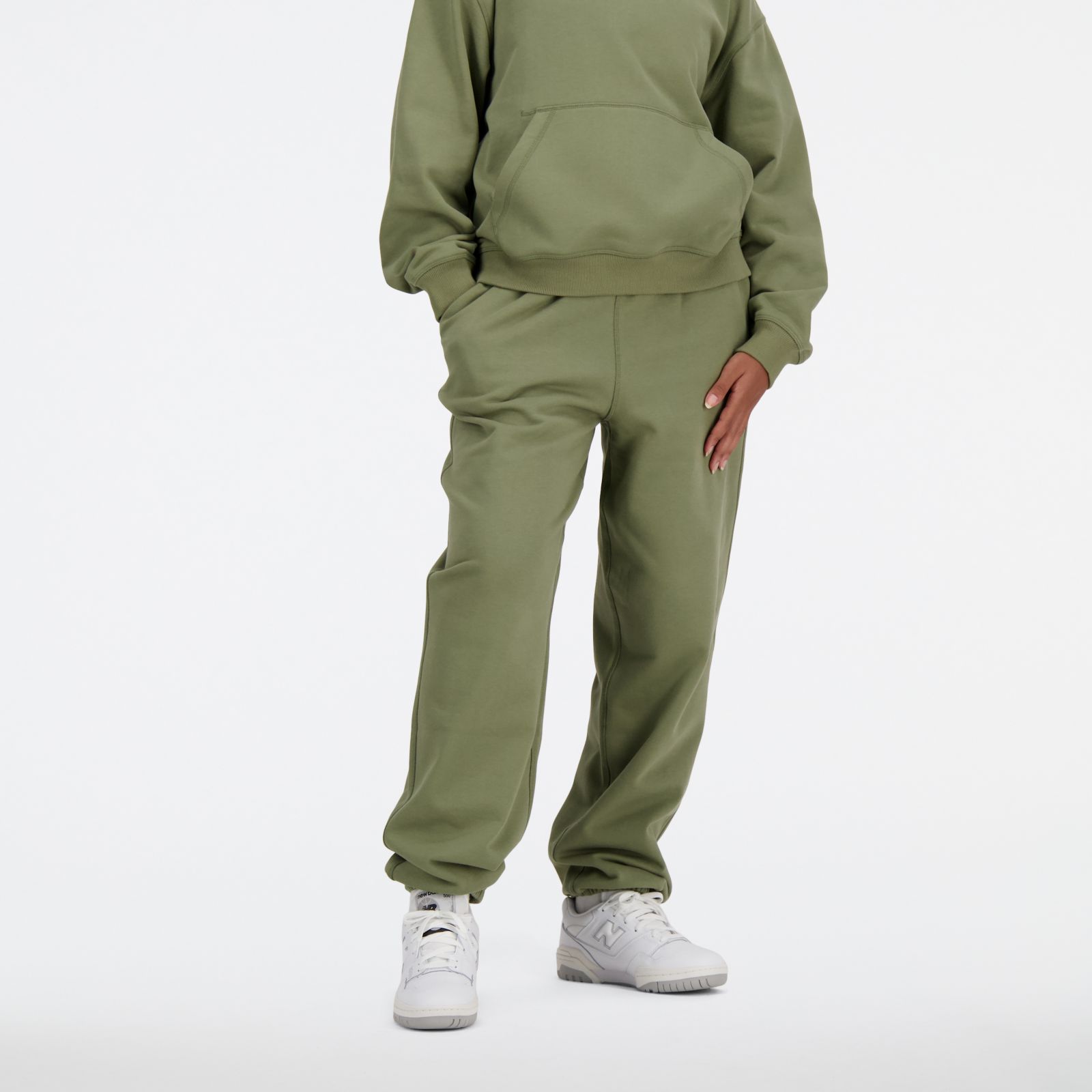 Женские брюки New Balance Athletics French Terry Jogger — фото 6