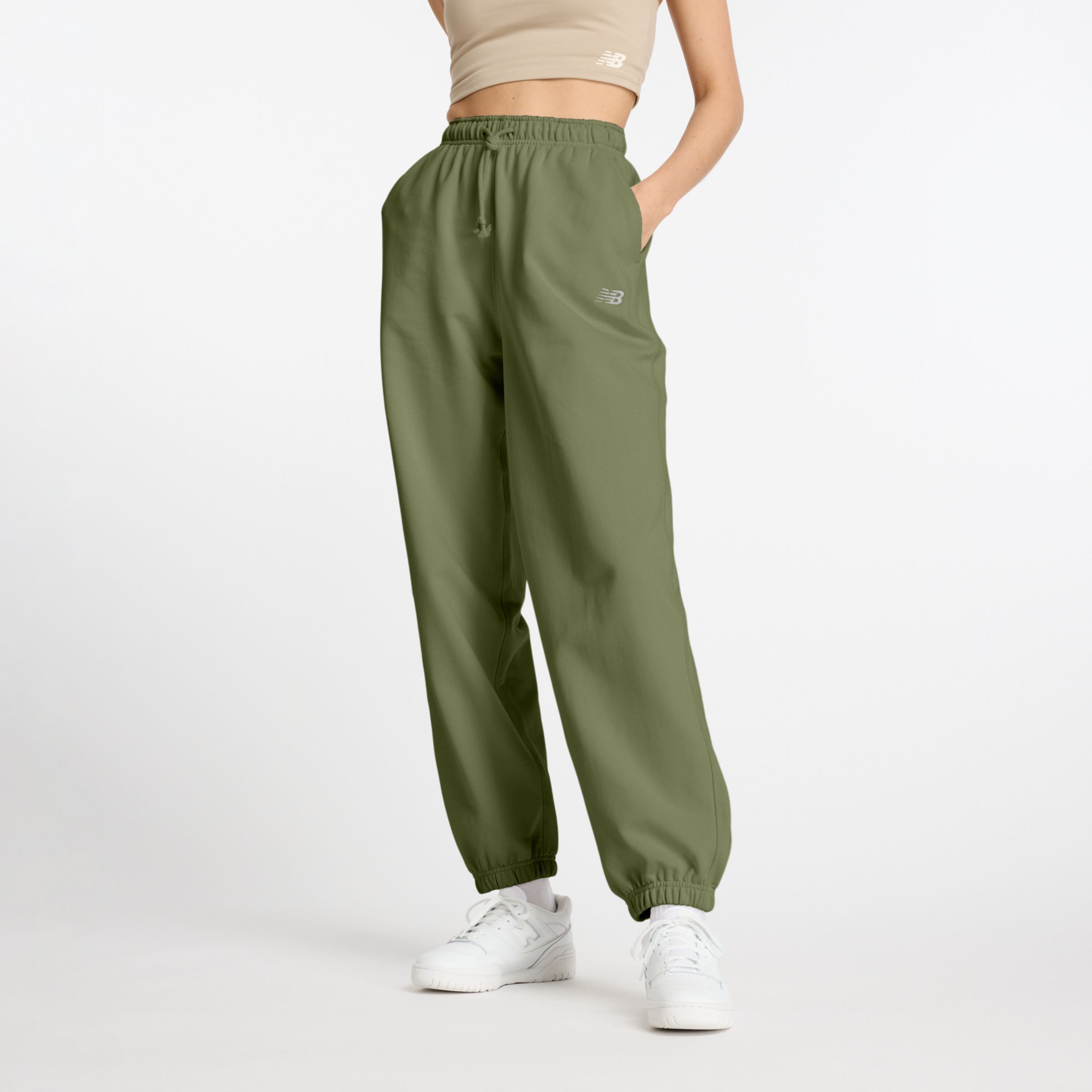 

New Balance Women's Athletics French Terry Jogger Green - Green