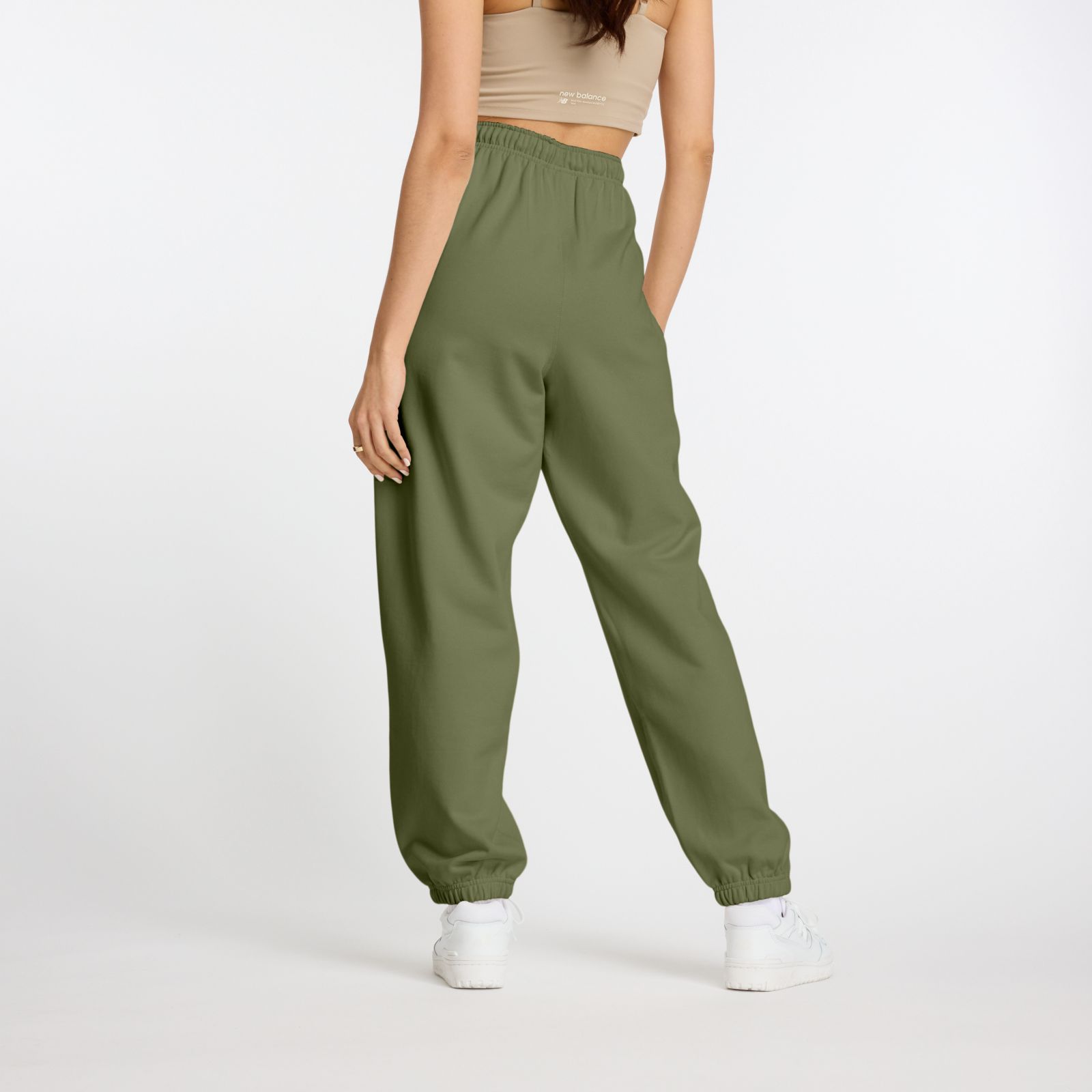 Женские брюки New Balance Athletics French Terry Jogger — фото 3