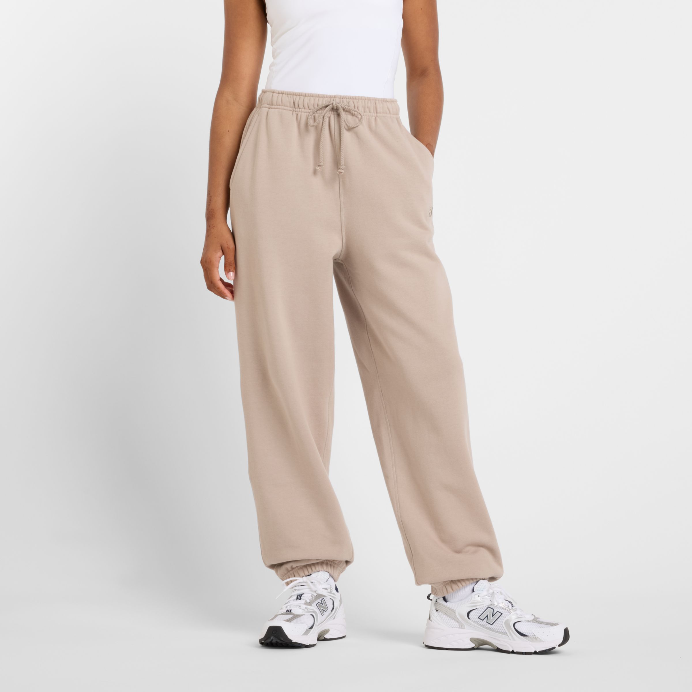 

New Balance Women's Athletics French Terry Jogger Yellow - Yellow