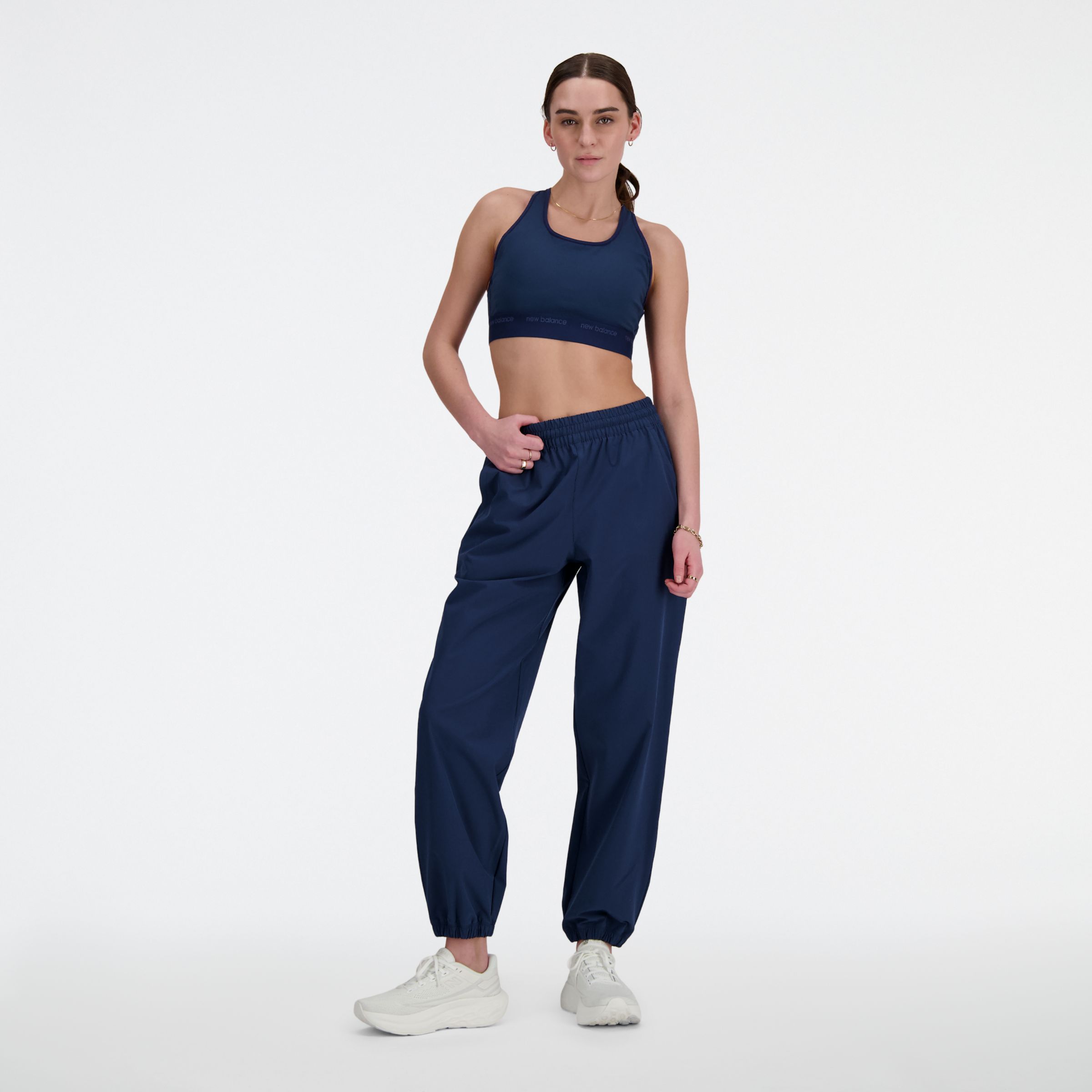 

New Balance Women's Athletics Stretch Woven Jogger Blue - Blue