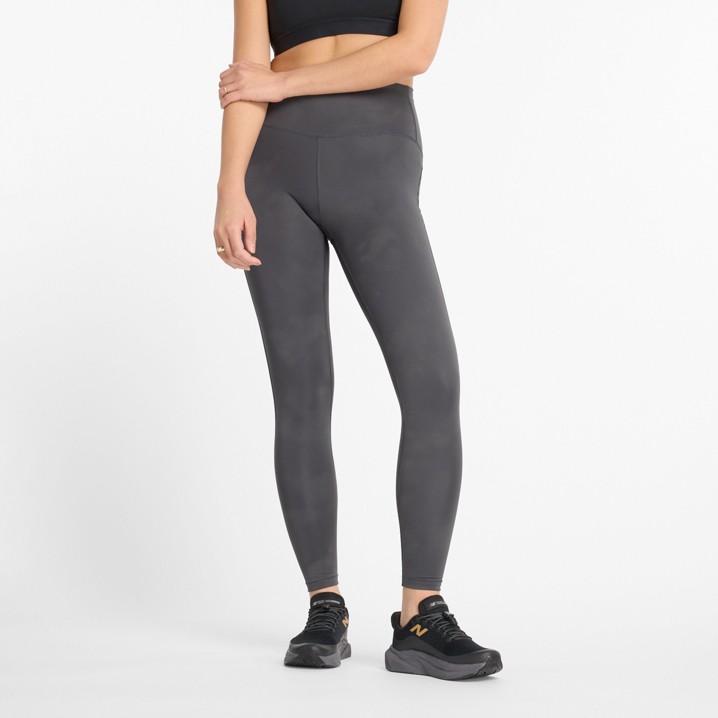 

New Balance Women's Athletics Reflective Warming High Rise Legging 27" Black - Black