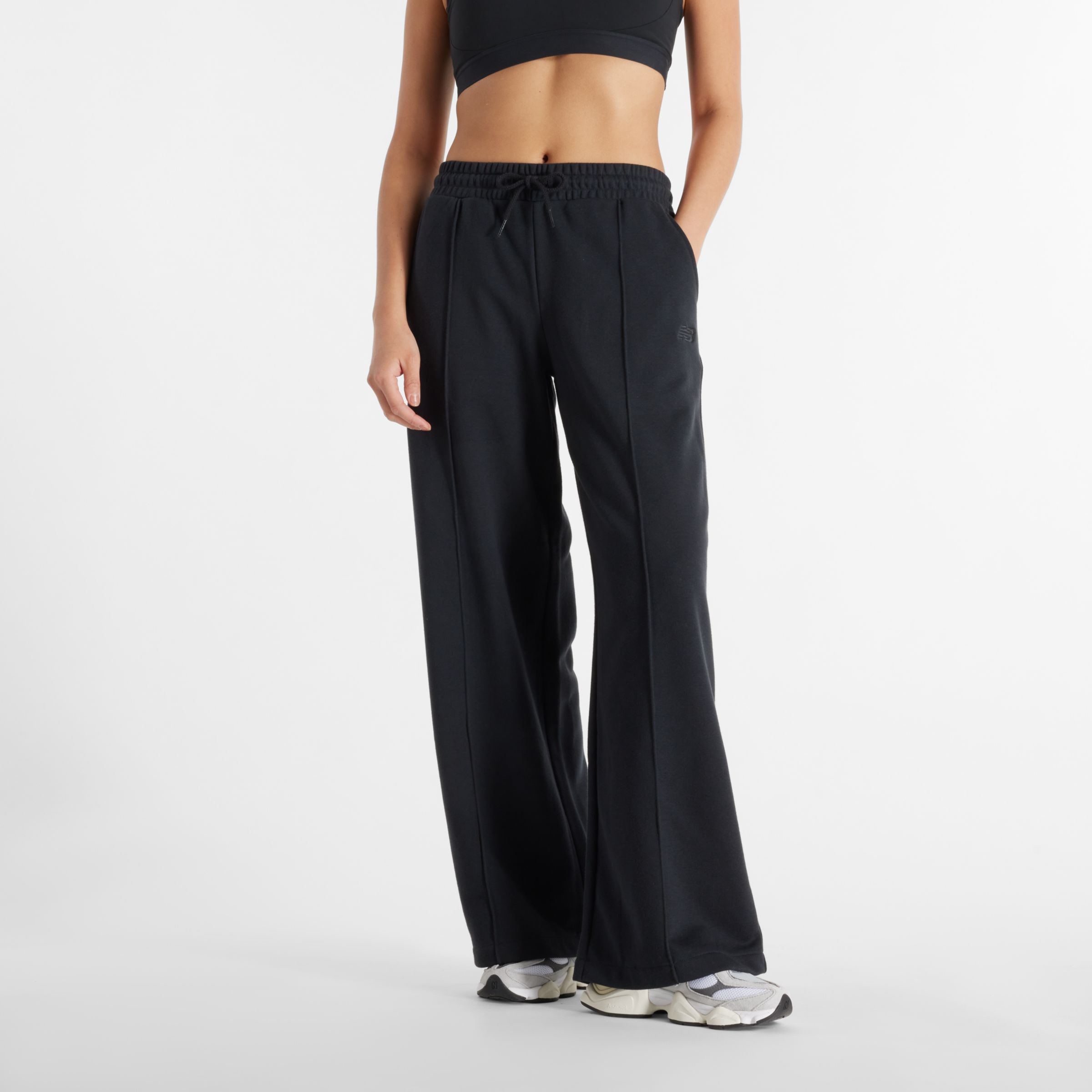 French Terry Wide Leg Pant