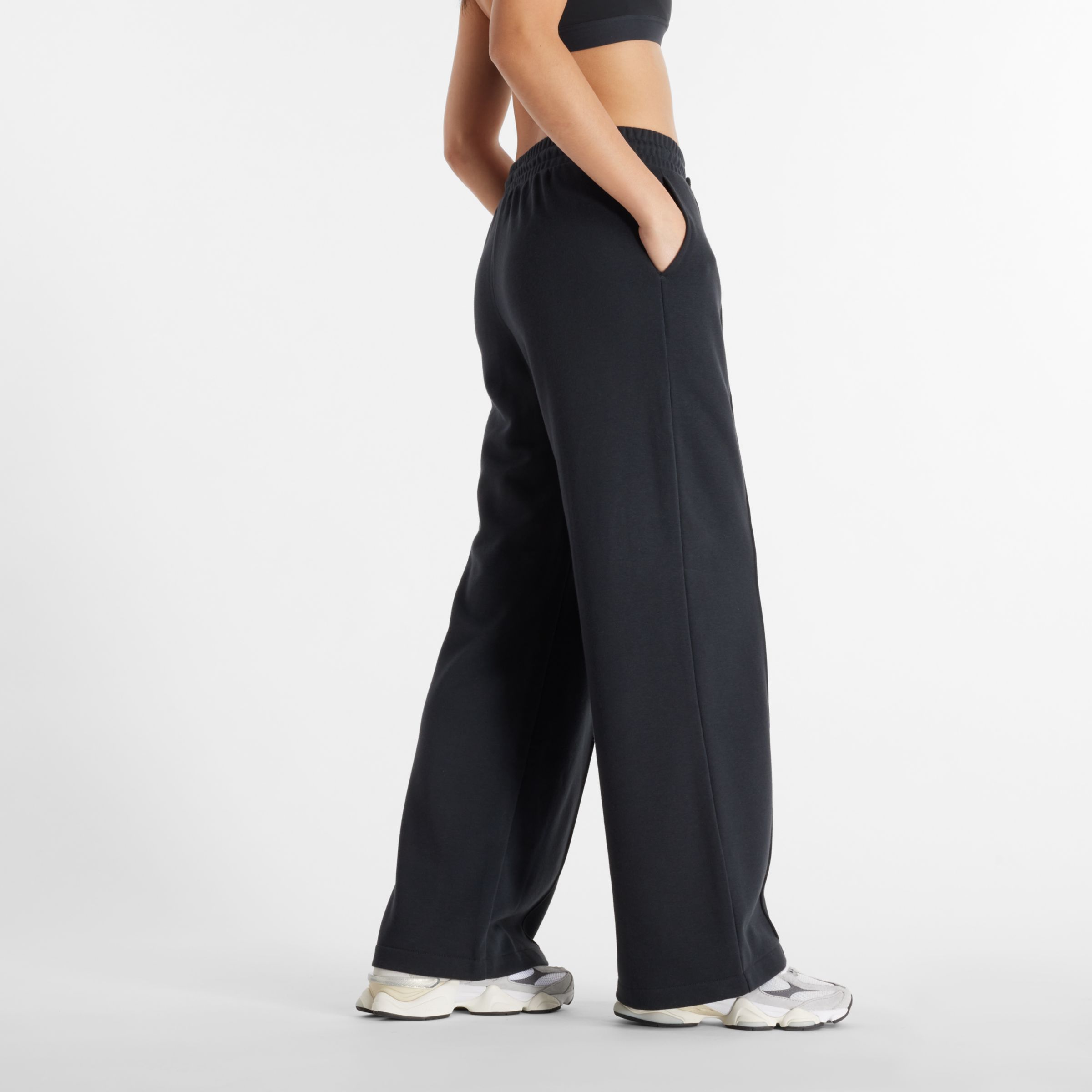 French Terry Wide Leg Pant