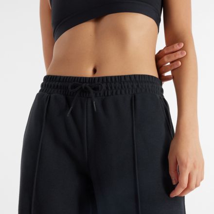 French Terry Wide Leg Pant