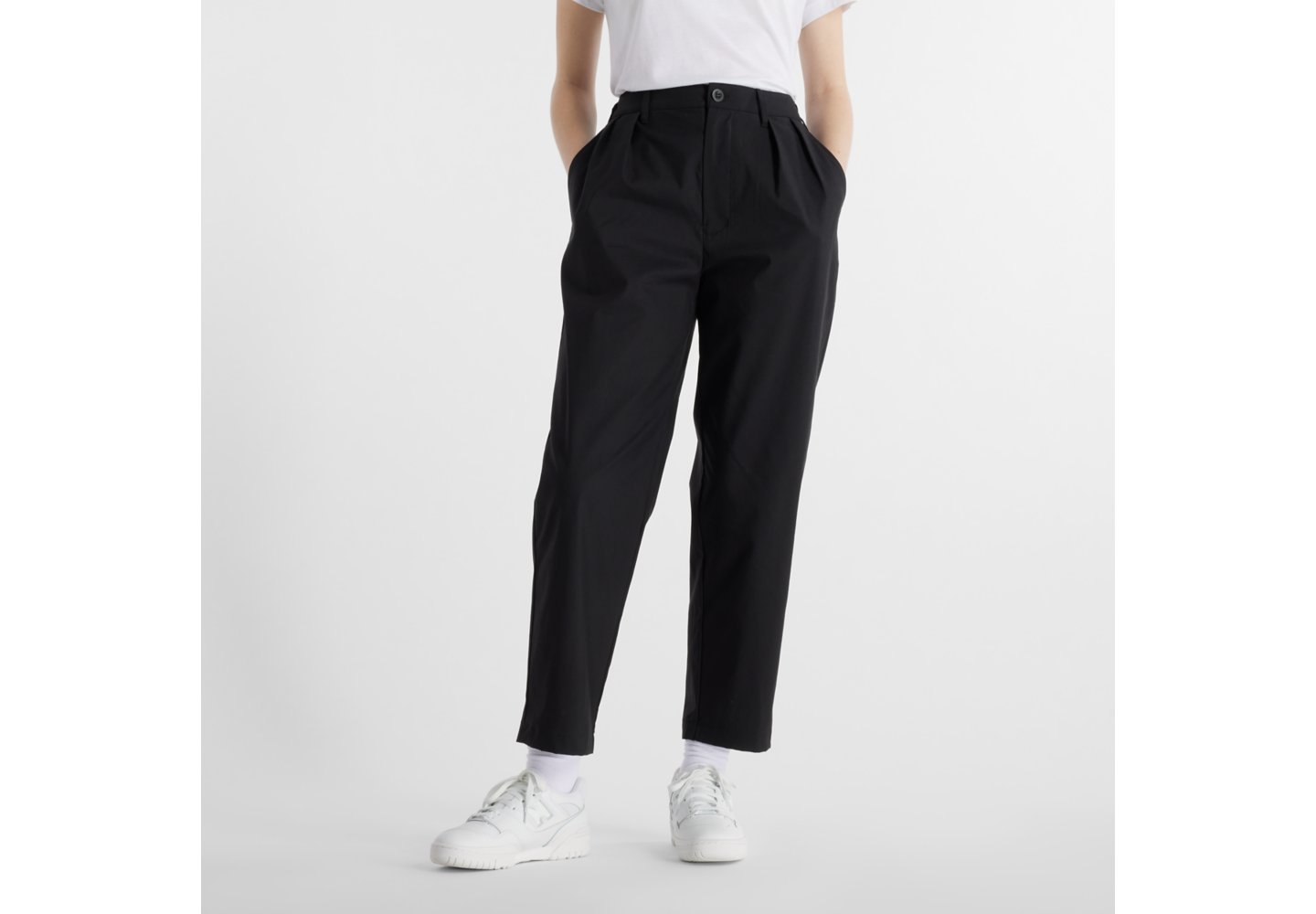New Balance Boylston Twill Tapered Pant in Black — photo 1 of 1