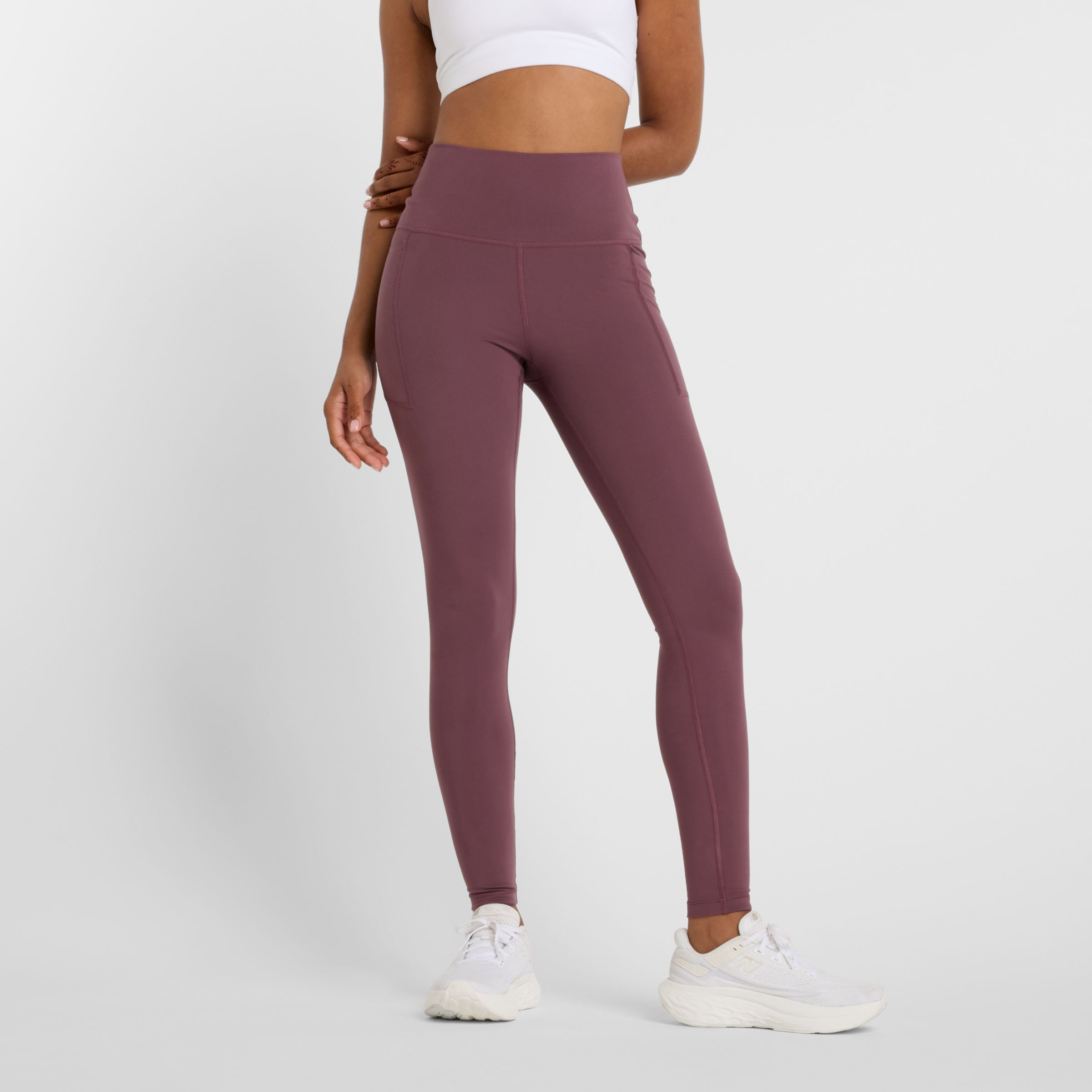

New Balance Women's NB Harmony Pocket High Rise Legging 27" Purple - Purple