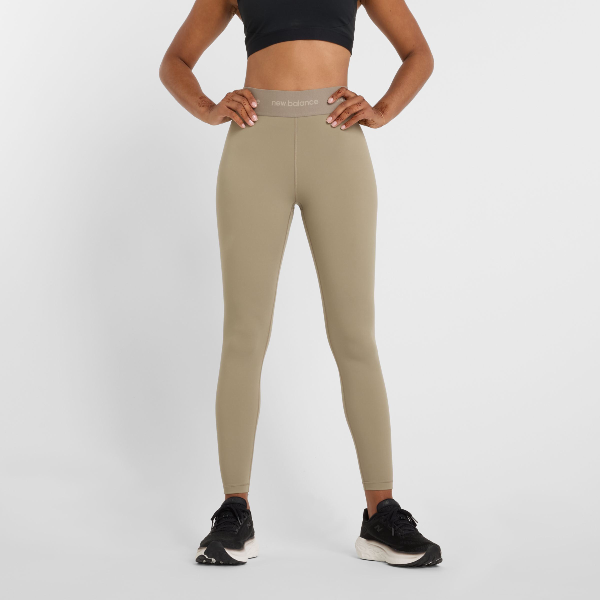 

New Balance Women's NB Sleek High Rise Sport Legging 25" Brown - Brown
