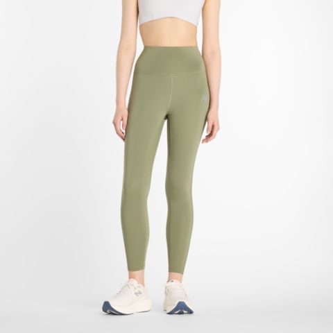 Женские леггинсы New Balance Sport High Rise Legging 25", цвет: Dark Olivine
