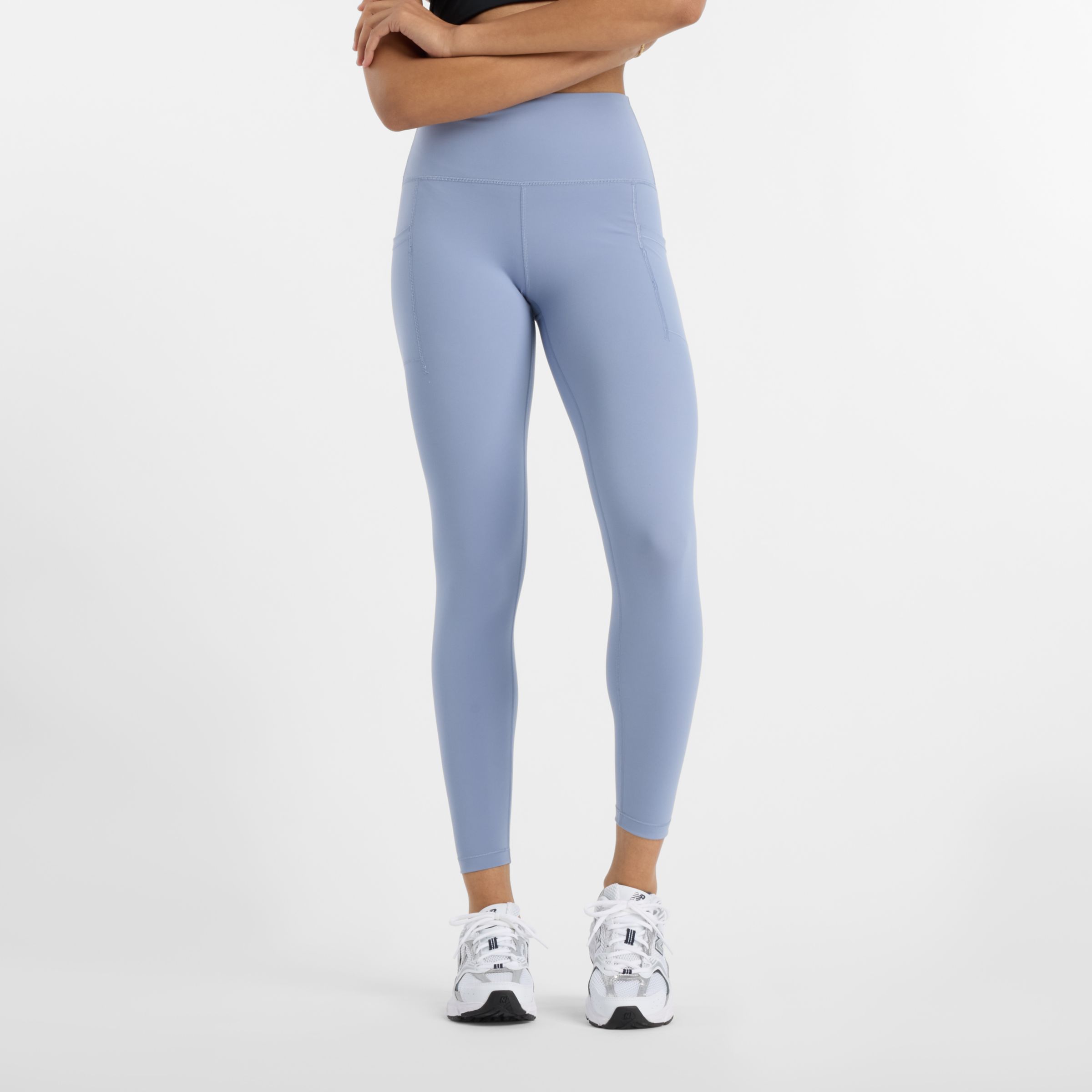

New Balance Women's NB Sleek Pocket High Rise Legging 25" Blue - Blue