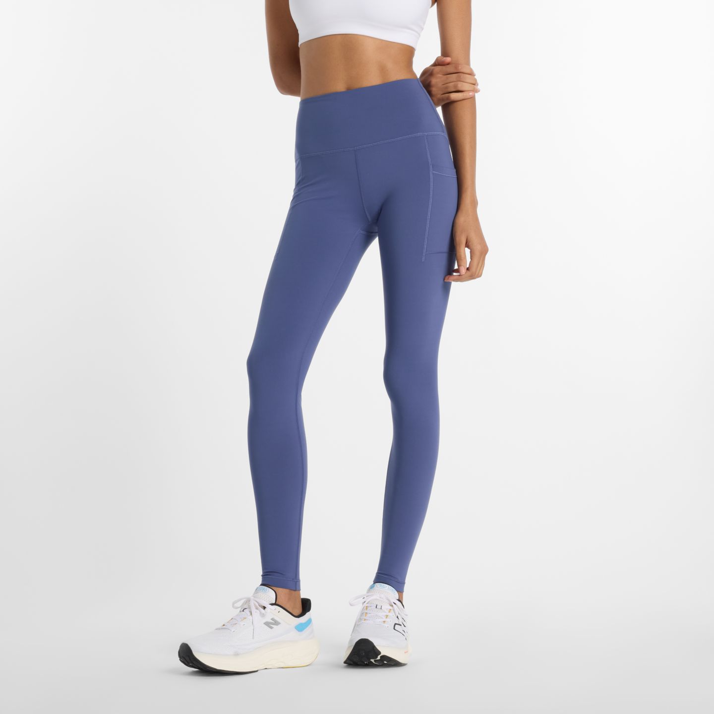 Женские леггинсы New Balance RC Pocket Legging 27", цвет: Dream State — фото 1