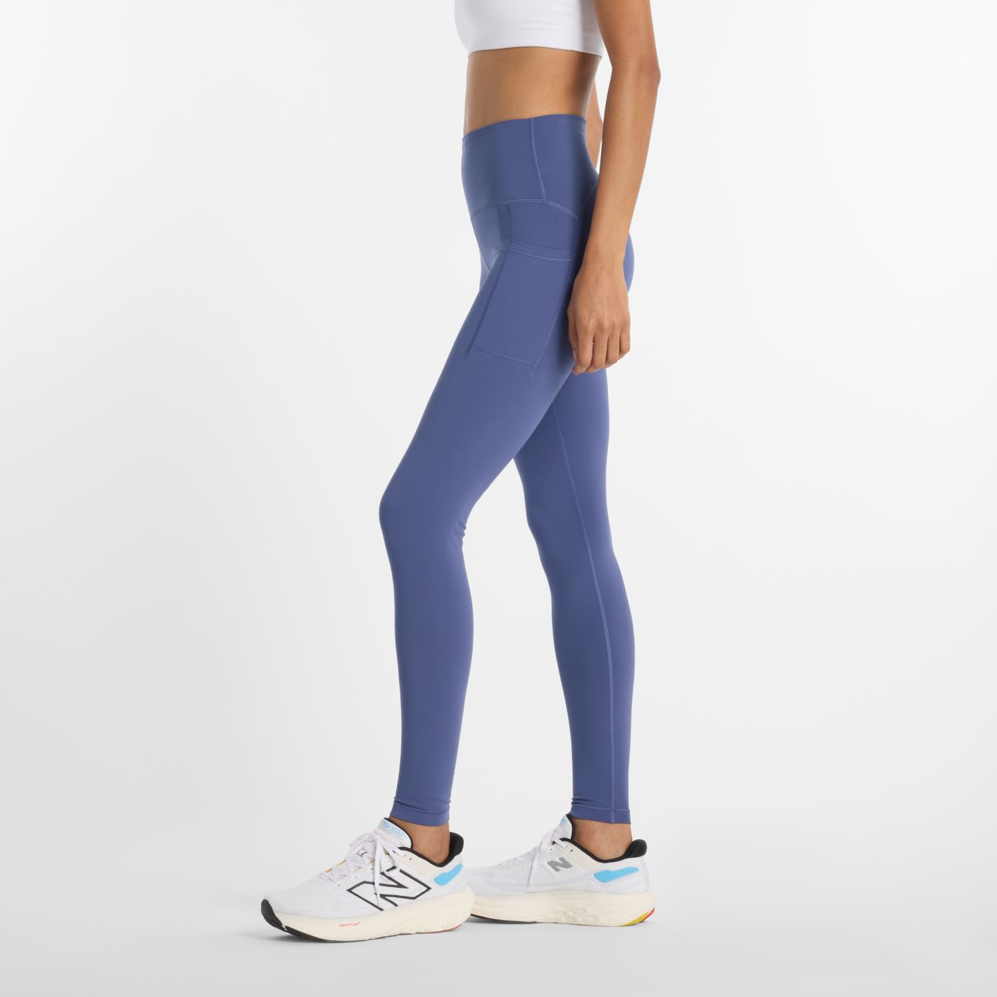 Женские леггинсы New Balance RC Pocket Legging 27", цвет: Dream State — фото 4