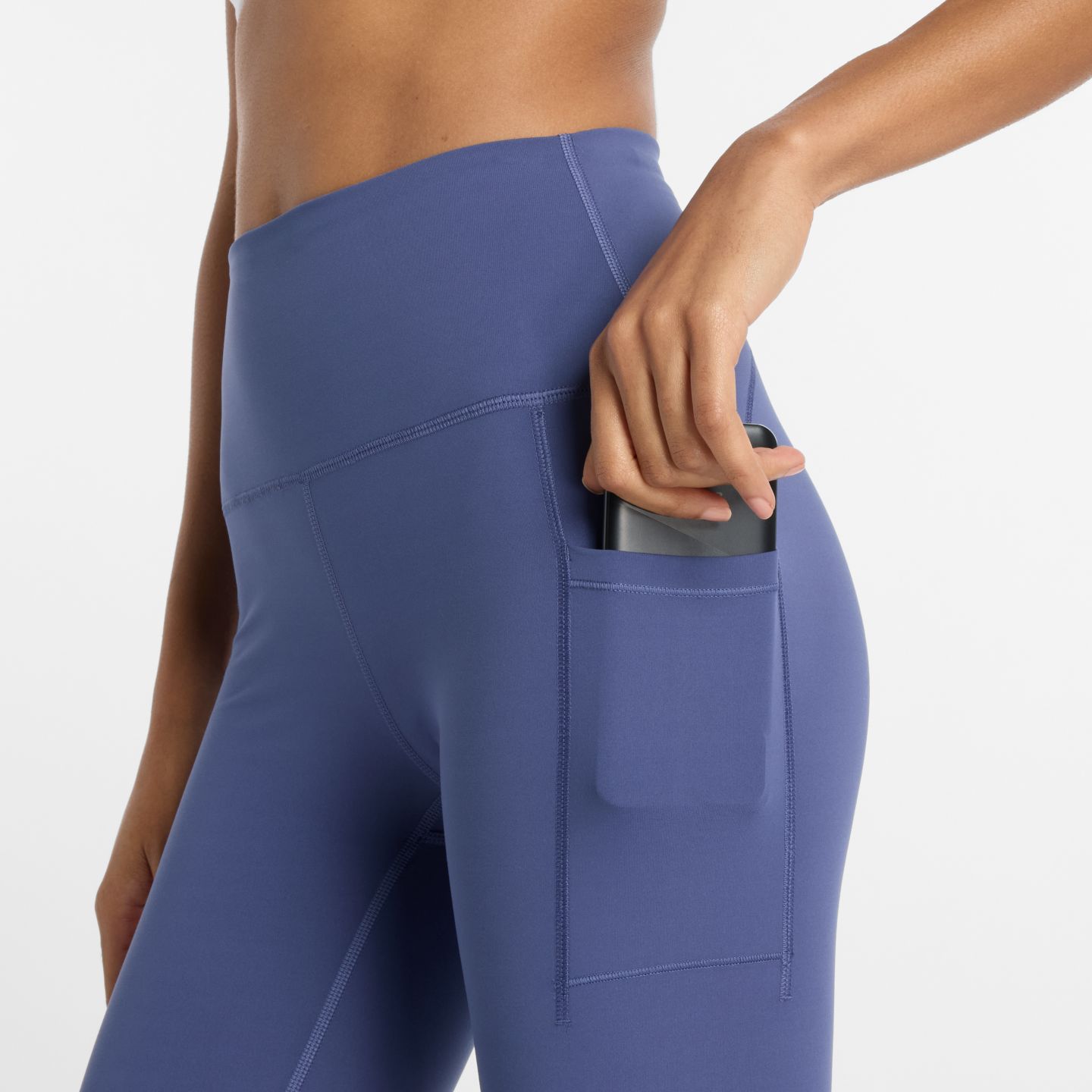 Женские леггинсы New Balance RC Pocket Legging 27", цвет: Dream State — фото 6