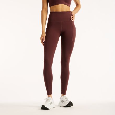 Legging NB Sleek taille haute avec poche de 68,58&nbsp;cm, NOIR, WP51275YLR