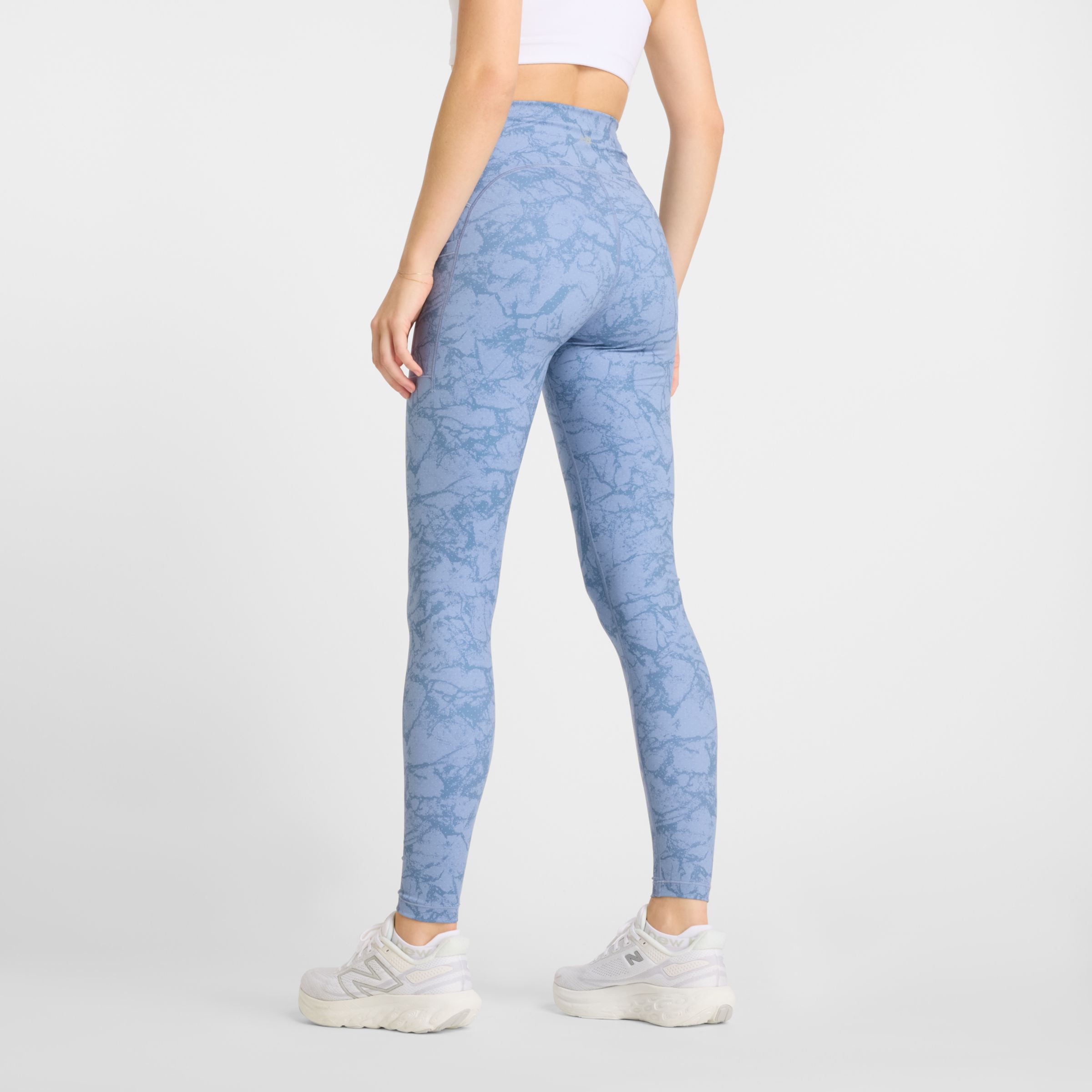 NB Sleek Printed Pocket High Rise Legging 27"
