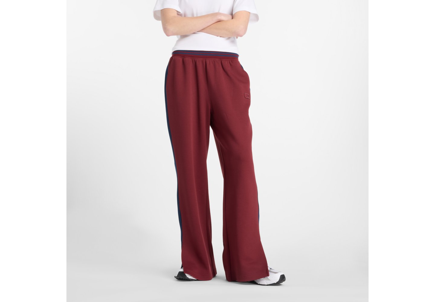New Balance Post Season Pique Track Pant in Monarch Burgundy — photo 1 of 1