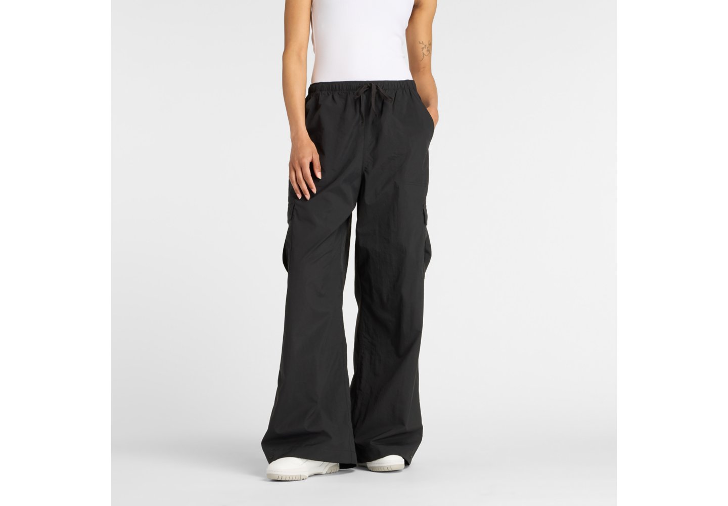 New Balance Woven Cargo Pant in Black — photo 1 of 1