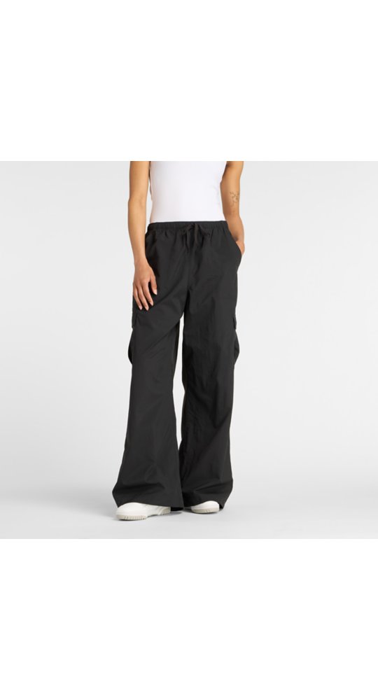 New Balance Woven Cargo Pant in Black