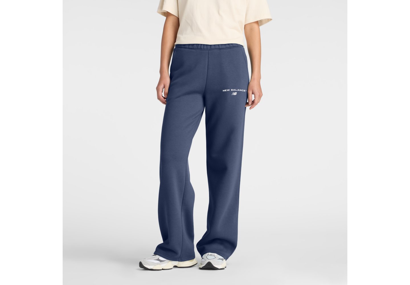 New Balance Logo Fleece Pant in Dream State — photo 1 of 1