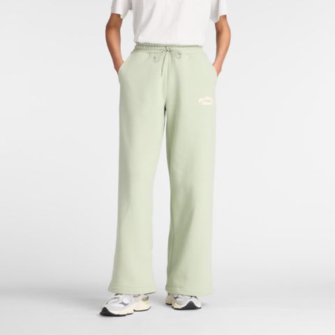 Женские брюки New Balance Linear Heritage Fleece Wide Leg Pant