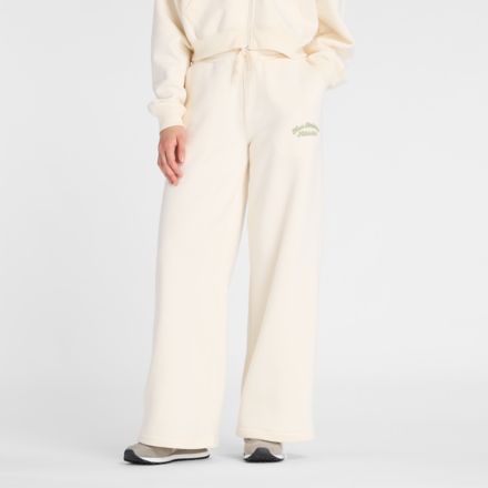 Linear Heritage Fleece Wide Leg Pant