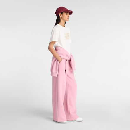 Linear Heritage Fleece Wide Leg Pant