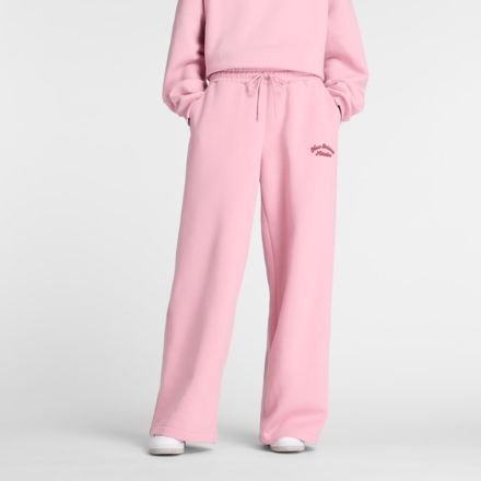 Linear Heritage Fleece Wide Leg Pant