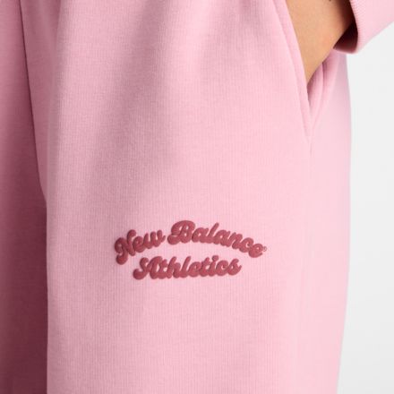 Linear Heritage Fleece Wide Leg Pant