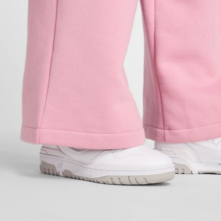 Linear Heritage Fleece Wide Leg Pant