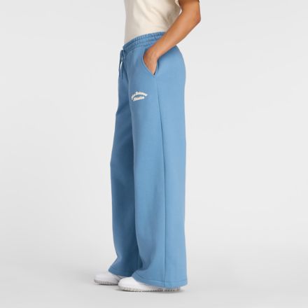 Linear Heritage Fleece Wide Leg Pant