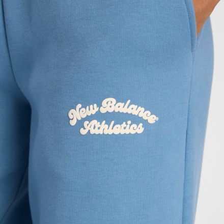 Linear Heritage Fleece Wide Leg Pant