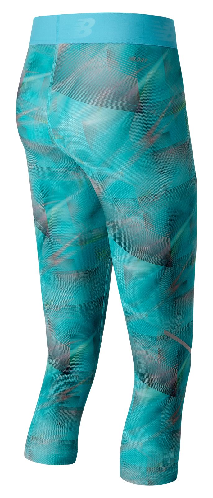 new balance printed accelerate capri