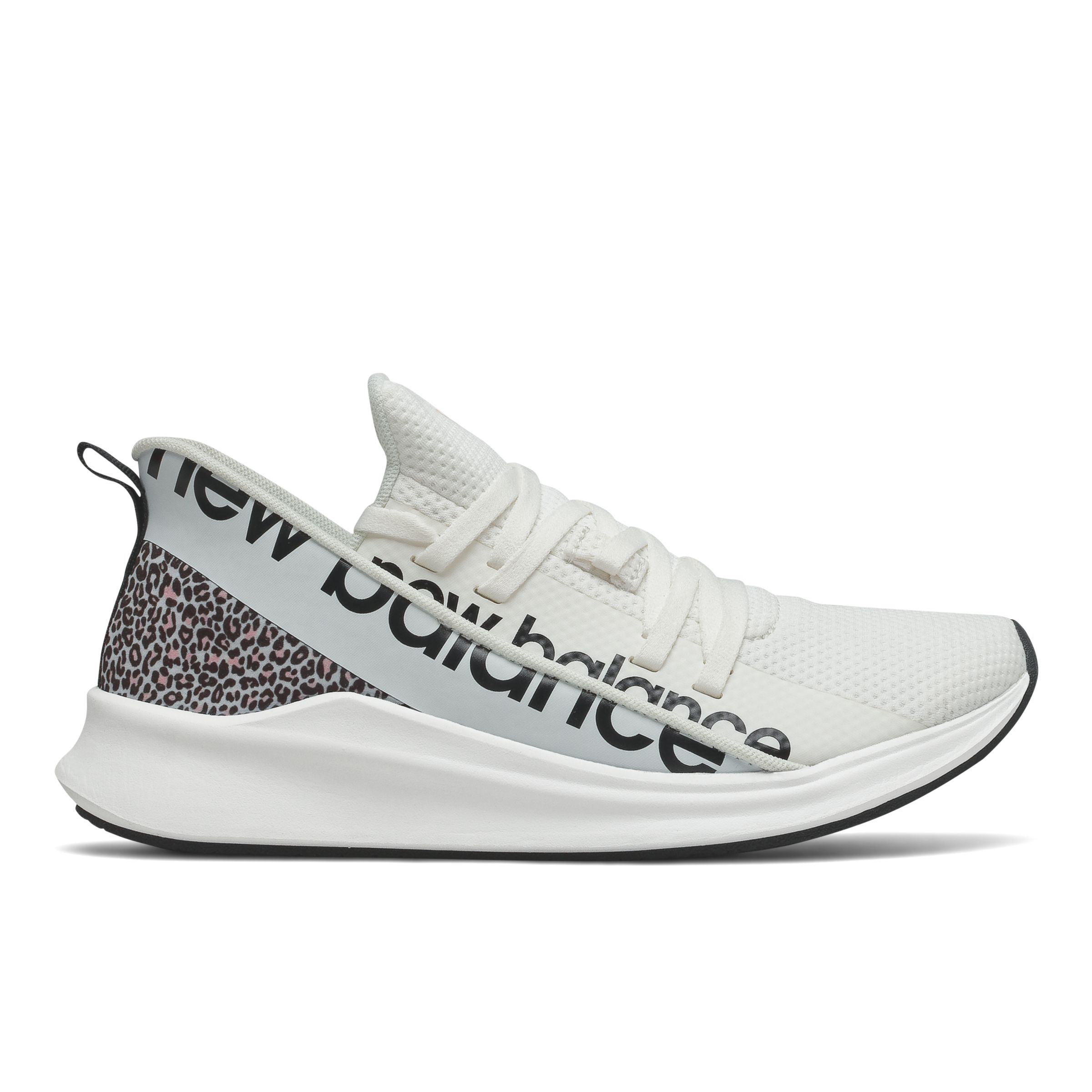 black and white new balance trainers