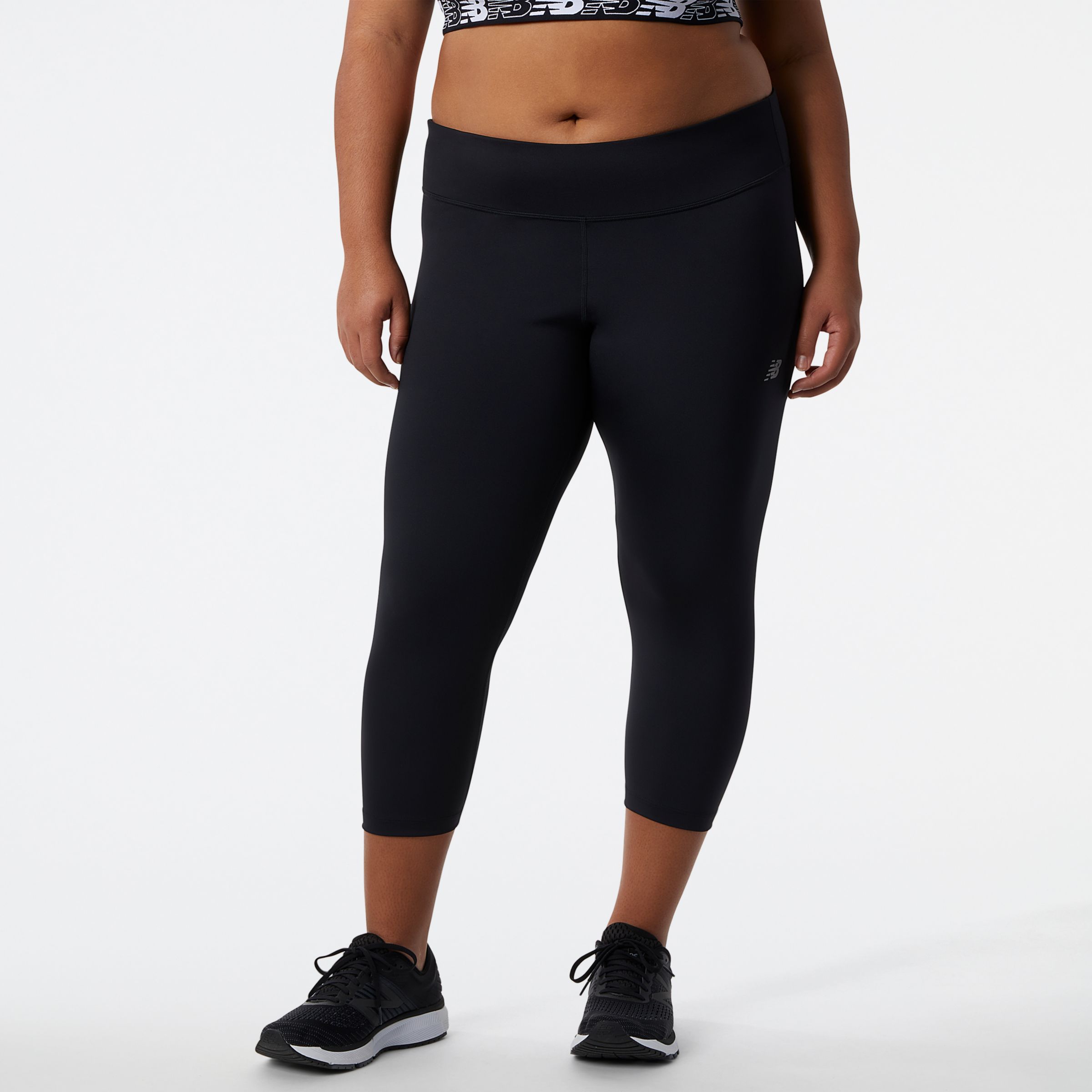 

New Balance Women's Core Run Capri Black - Black