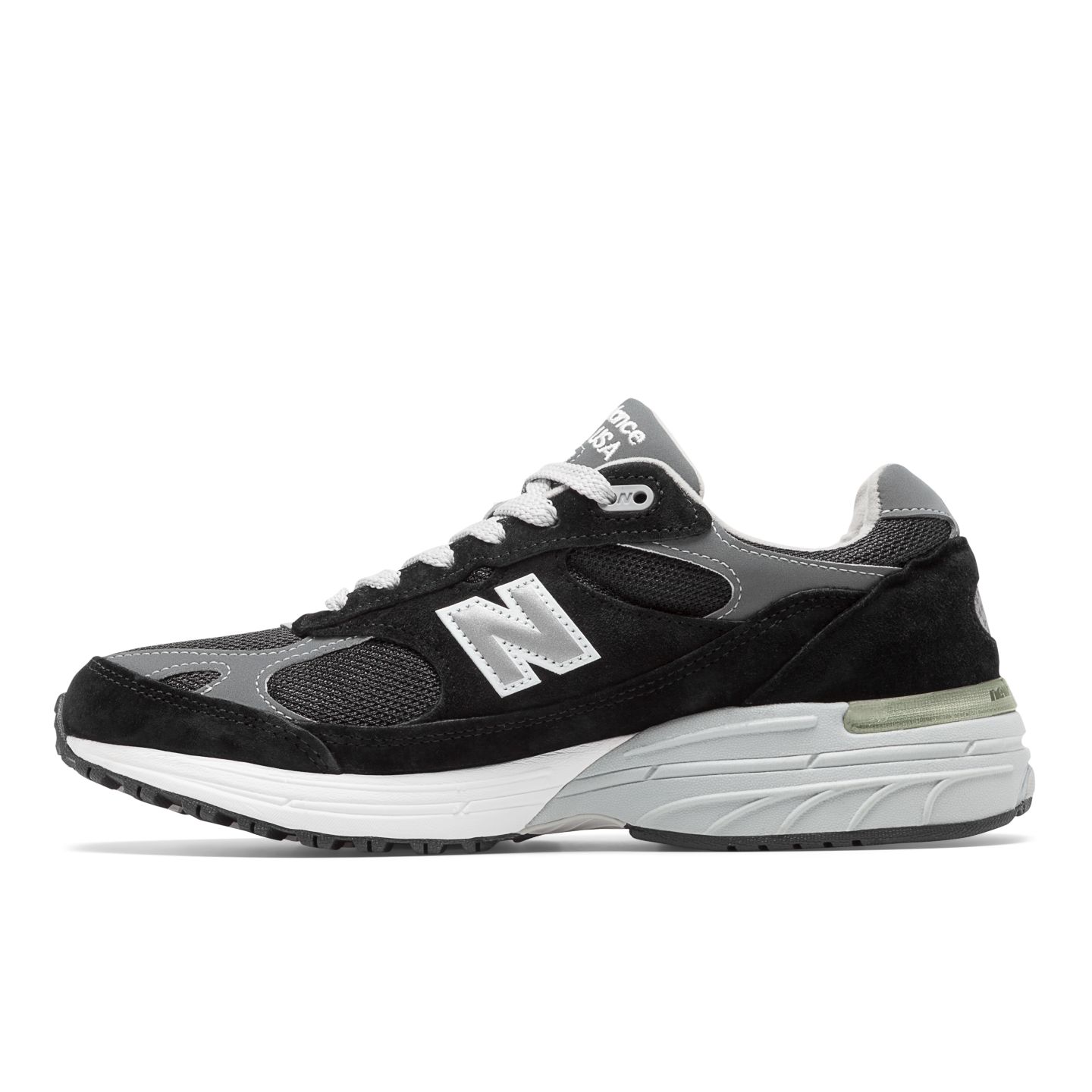 Мужские кроссовки New Balance Made in USA 993, цвет: Чёрный / Серый — фото 2