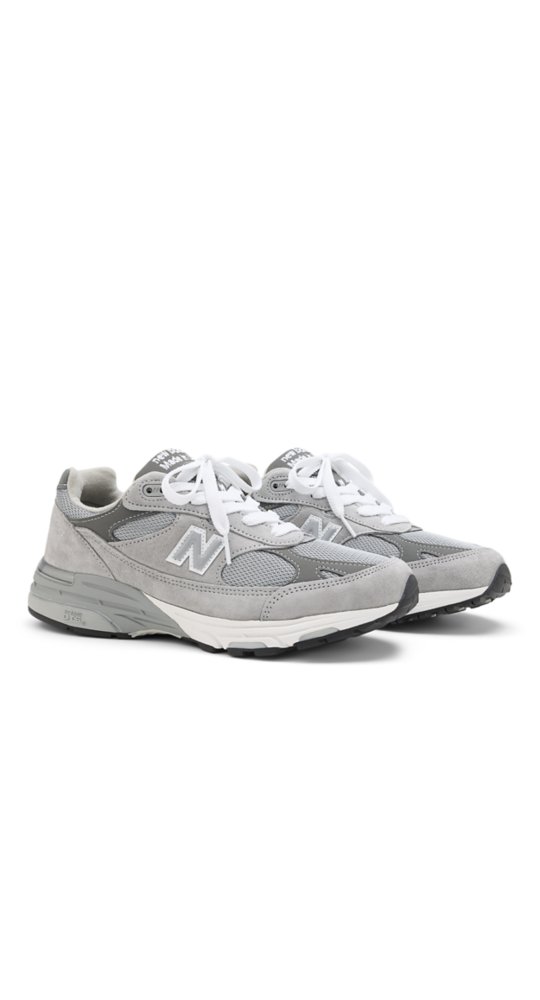New Balance Made in USA 993 in Black With Grey With White