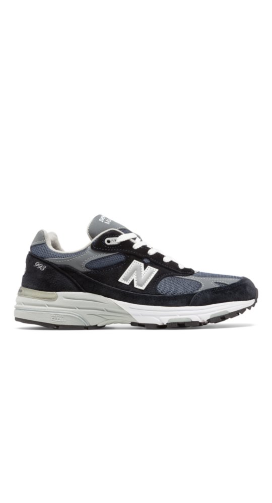 New Balance MADE in USA 993 in Navy With Grey With White