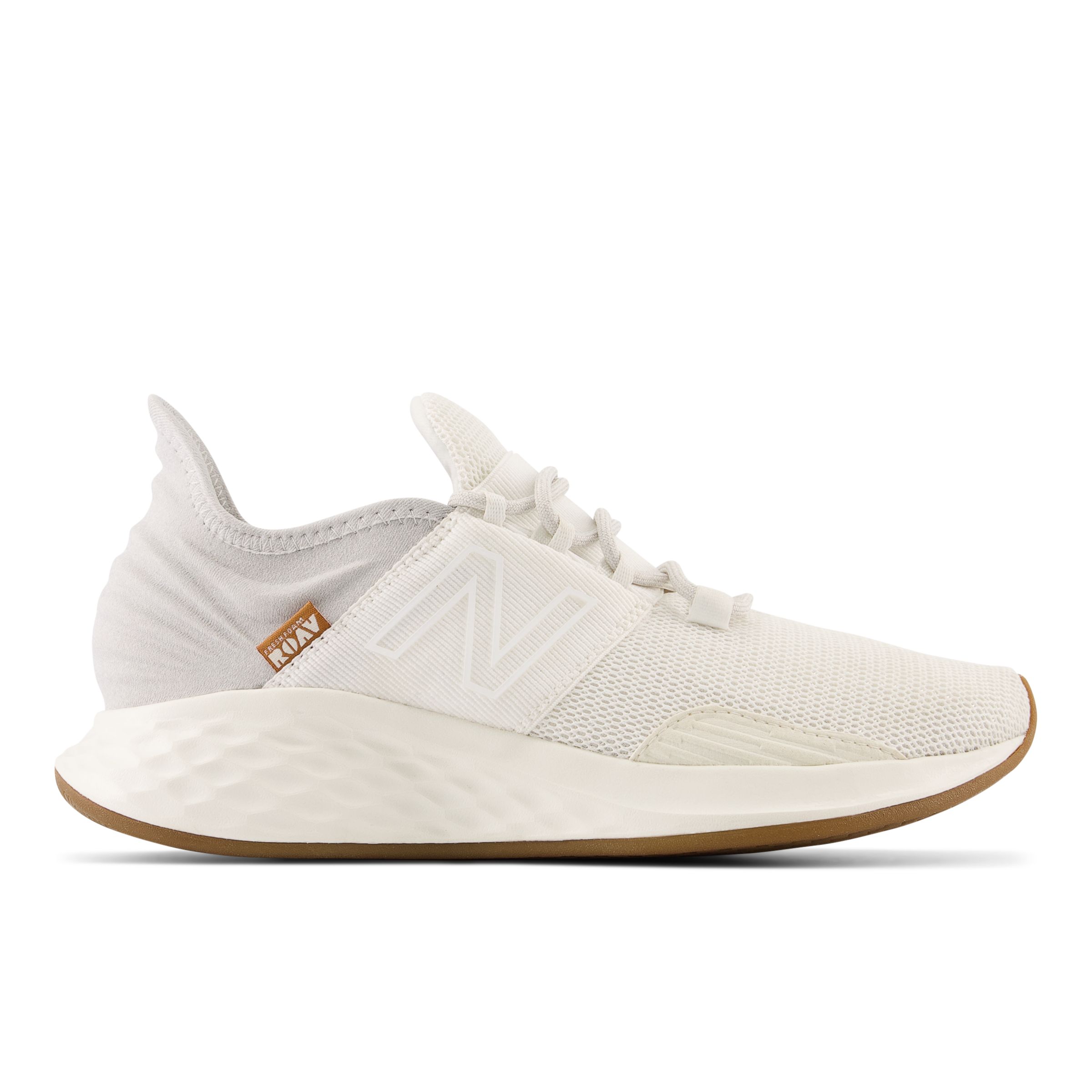 

New Balance Women's Fresh Foam Roav White/Beige - White/Beige